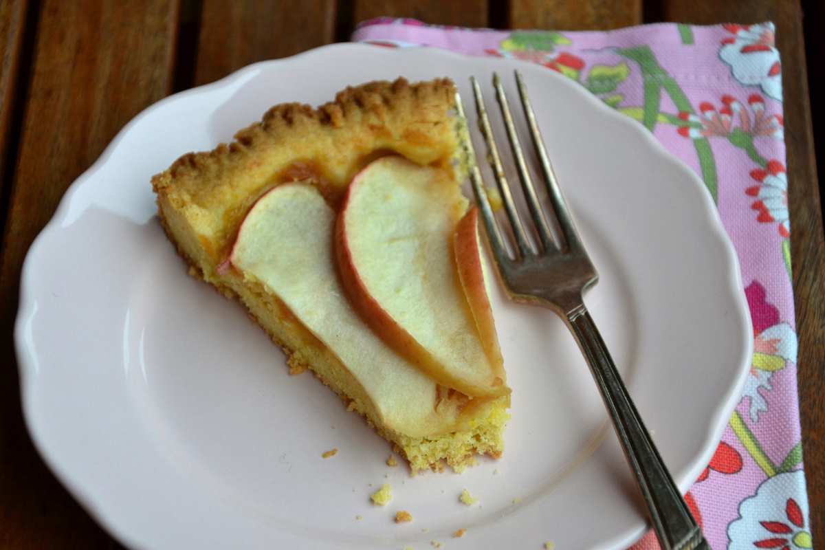 Crostata di mele e vaniglia