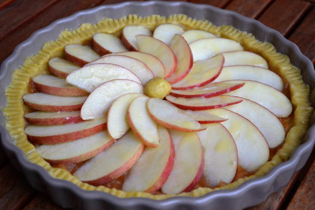 Crostata di mele e vaniglia