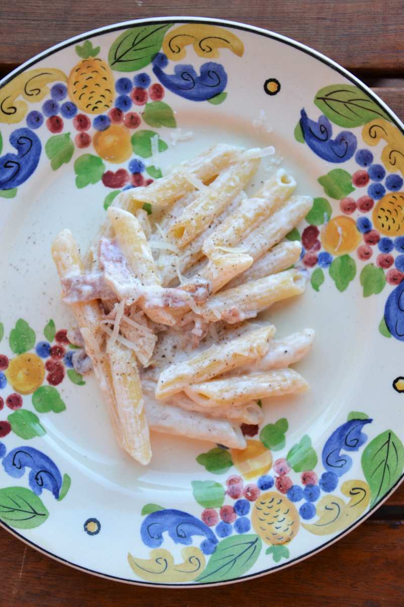 Metti una gricia con la ricotta