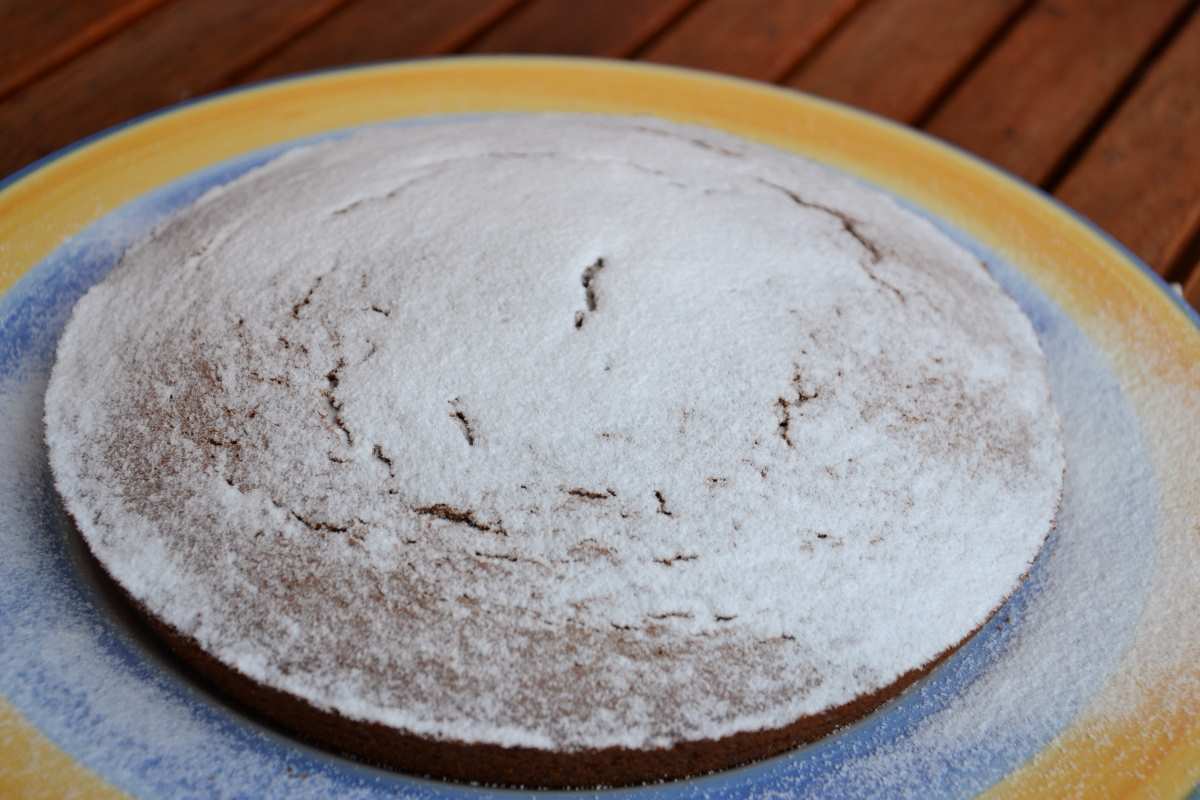 Torta castagne e cioccolato