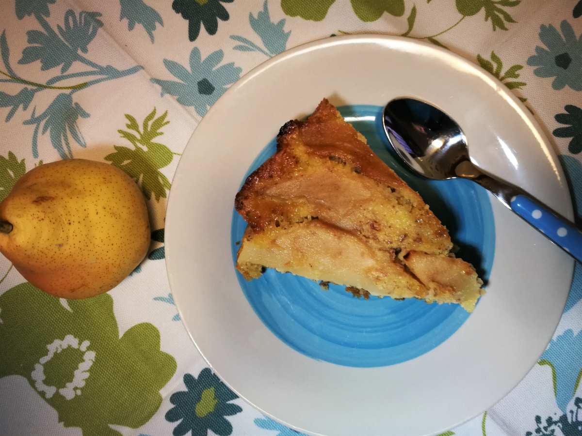 Torta di pere e mandorle