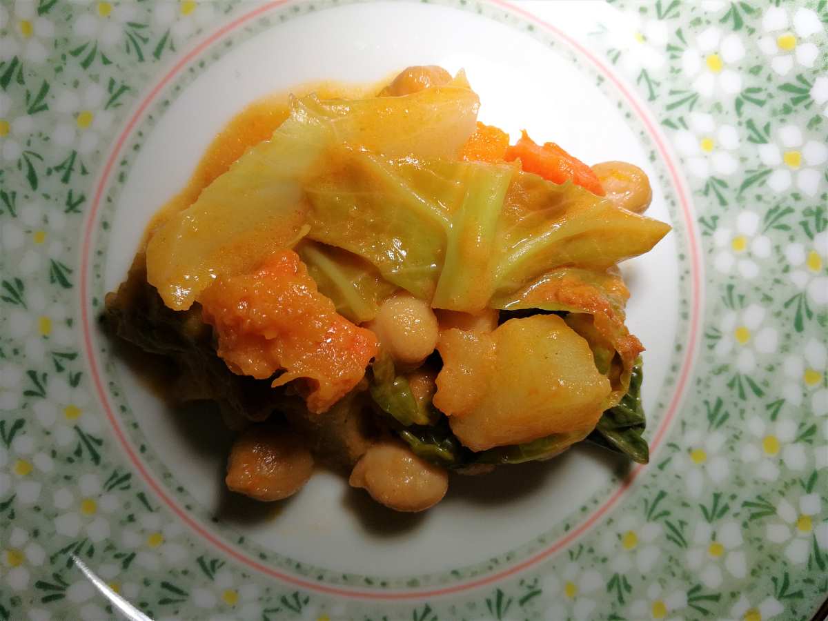 Curry di verdure al latte di cocco