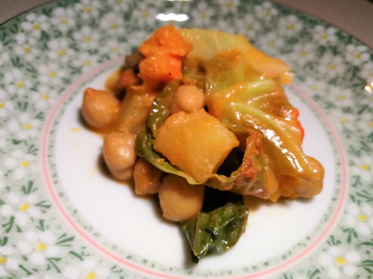 Curry di verdure al latte di cocco