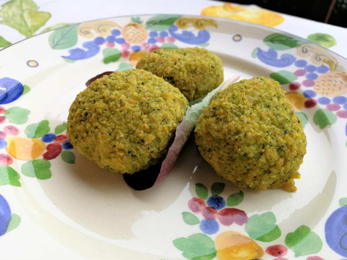 Polpette ai due broccoli, pecorino e profumi d’Oriente